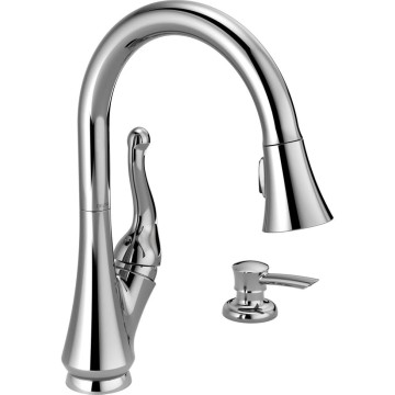 Talbott Single Handle Pull-Down Kitchen Faucet with Soap Dispenser