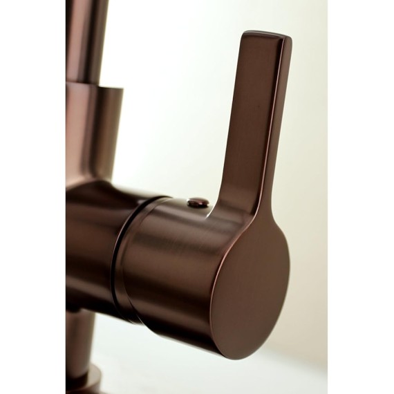LS8725CTL Continental Single-Handle Pull-Down Kitchen Faucet, 8-3/8" in Spout Reach, Oil Rubbed Bronze